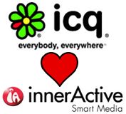 Израильский стартап   innerActive   был выбран   ICQ   усилить предложение услуг бесплатного мобильного контента для своих пользователей по всему миру, которое в настоящее время составляет 42 миллиона