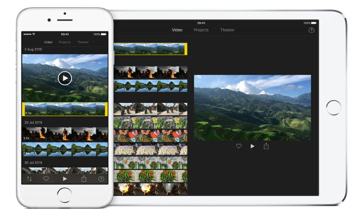 скачать приложение   iMovie   для iOS