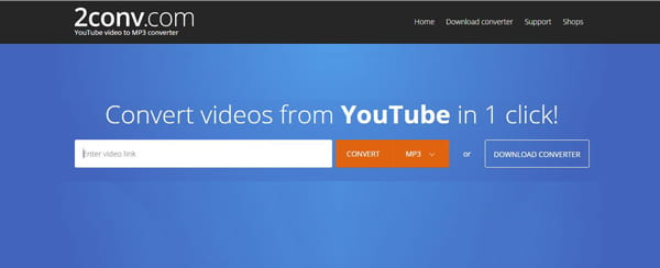 2CONV позволяет загружать и конвертировать видео YouTube в AVI с наилучшим качеством и невероятной скоростью конвертации